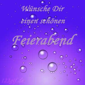 Schönen Feierabend